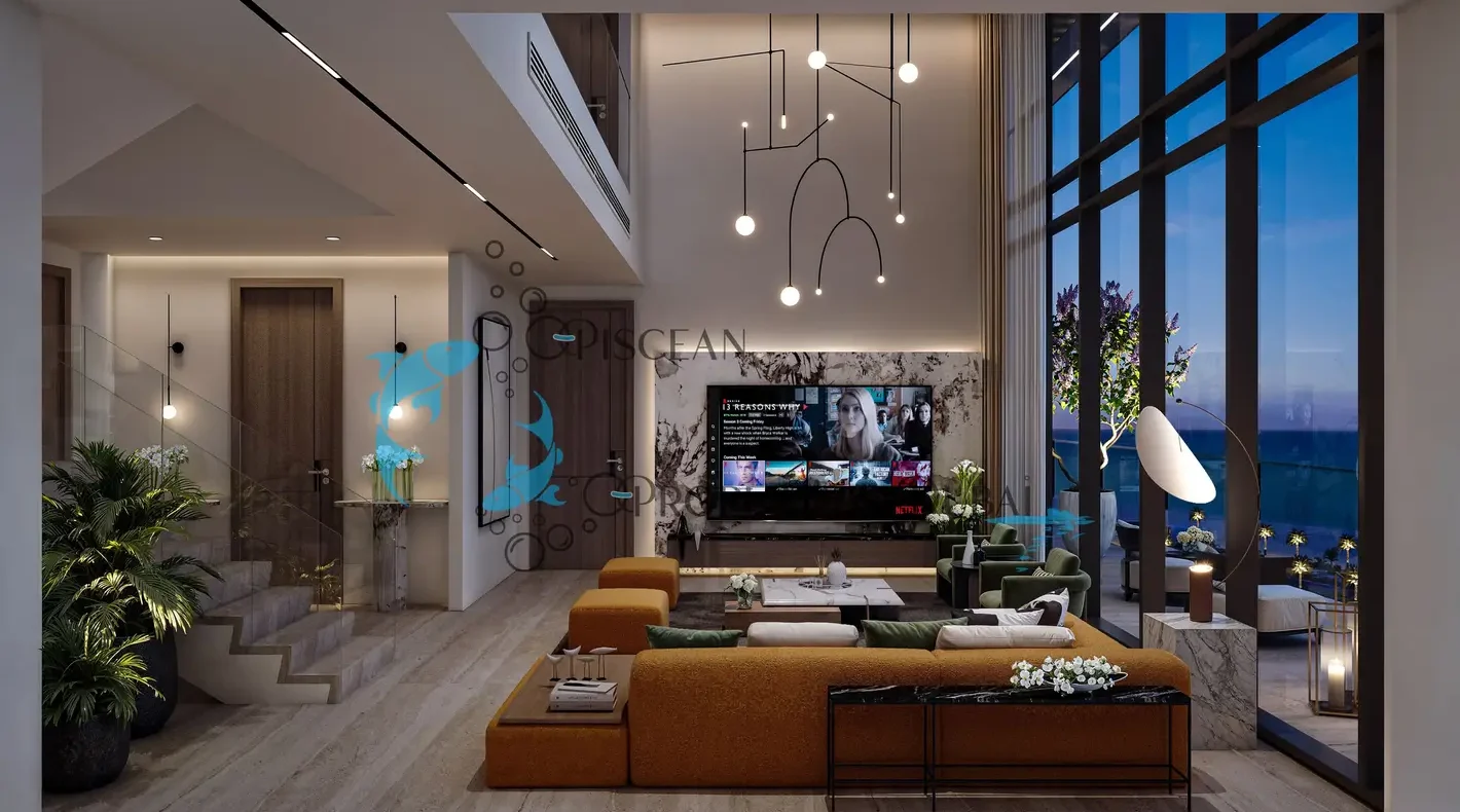 Dubai Island - Duplex - Jacuzzi on Terrace - Piscean Properties